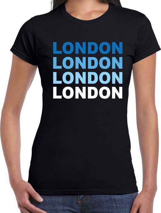 Bellatio Decorations London / Londen t-shirt zwart voor dames S