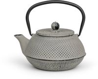 Bredemeijer Theepot Jang 0,8L Gietijzer Betongrijs met Filter