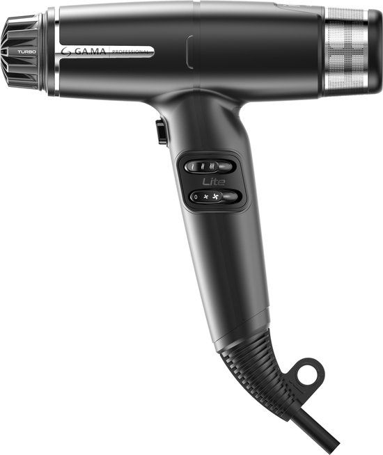 Ga.Ma iQ Lite Föhn - Zwart - 1500W - Zwart
