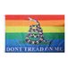 AZ FLAG Don't Tread on Me regenboog 90x60 cm Polyester 100D