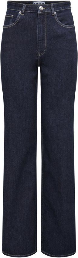 ONLY - ONLJUICY-WAUW HW WIDE DNM GUA334 NOOS - Dark Blue Denim - Women's Jeans - W28 X L34