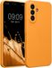 kwmobile telefoonhoesje geschikt voor Samsung Galaxy A57 5G - TPU backcover met siliconen coating - Smartphone case in fruitig oranje