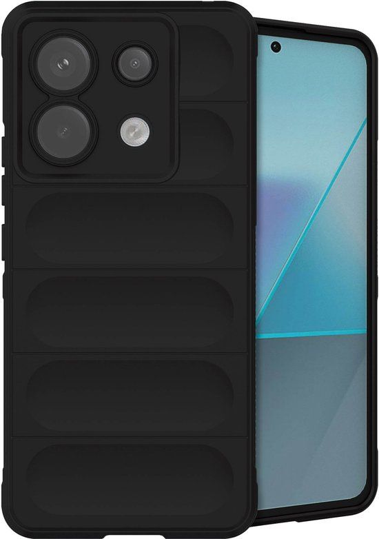 imoshion EasyGrip Backcover - Geschikt voor Xiaomi Redmi Note 13 Pro (5G) - Zwart