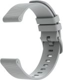 imoshion Siliconen sport bandje met gesp - Universeel 20 mm aansluiting - Grijs