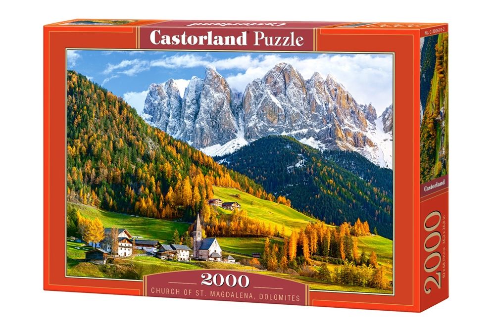 Castorland Church of St. Magdalena, Dolomites - 2000 stukjes