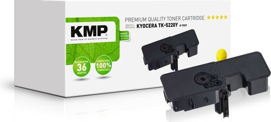 KMP Toner cartridge - Yellow - Compatible with Kyocera TK-5220Y - 1200 pages