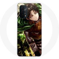 Maniacase Etui voor Oppo A74 Aanval van de Titanen Levi Ackerman