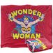 WONDER WOMAN Silky Touch Super Zachte Sprei Deken 152 x 127 cm