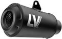 Leovince Lv-10 Full Black Kawasaki Z 900 Abs 25-26 Gehomologeerde Uitlaatdemper Zilver Homologated