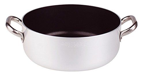 Pentole Agnelli Platinum Braadpan - 24 cm - Zilver/Zwart