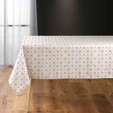 Douceur d'intérieur Sanzo Natural Printed Polyester Rectangular Tablecloth (145 x 240 cm)