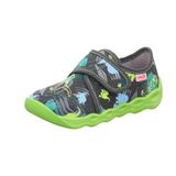 SUPERFIT Huisschoenen lichtblauw / grijs / appel