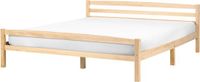 Beliani ECHALLON - Bed - Lichtbruin - 180 x 200 cm - Dennenhout