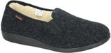 Fischer Heren Pantoffels & Slippers Grijs Donker Maat 40