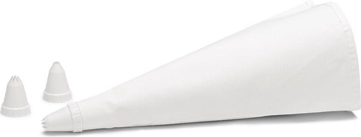 Patisse Decoreerset Met Spuitzak 28 Cm Wit 4-delig