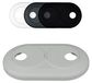 Solidchoice - Rosace double pour tuyaux de chauffage, distance variable, blanc