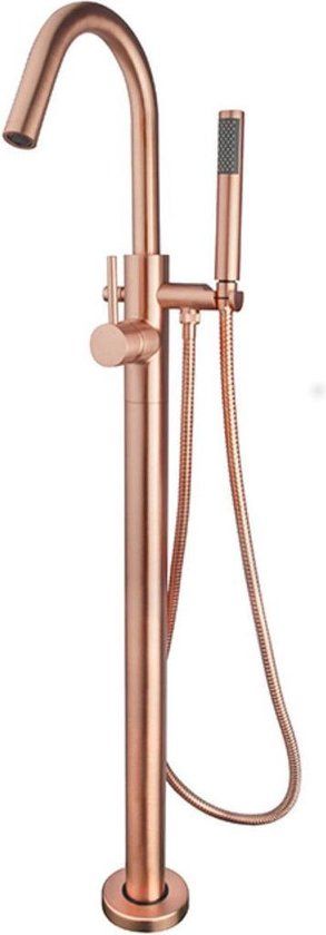 Wiesbaden Caral Vrijstaande Badmengkraan - Geborsteld Koper