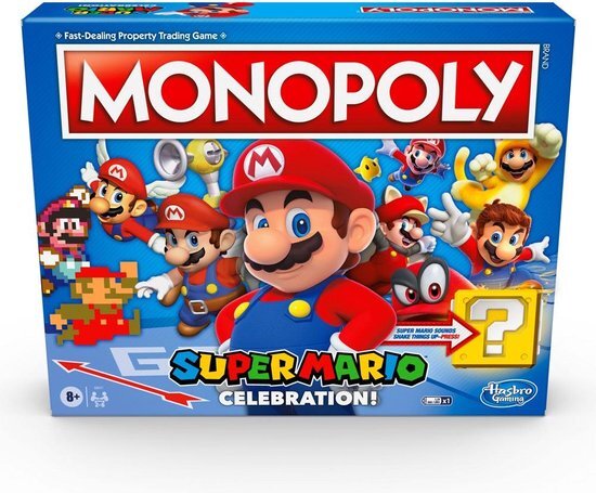 Hasbro Super Mario Celebration Monopoly met geluid