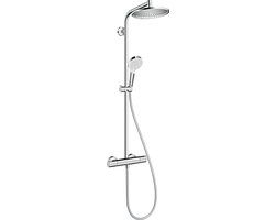 Hansgrohe Crometta S Showerpipe 240 1jet met thermostaat chroom | 27267000