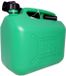 Hilka Tools 84809510 10L plastic brandstofjerrycan, groen