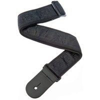 D'Addario 50B01 Woven Guitar Strap Black Satin
