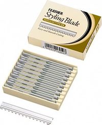 Feather Styling Blade - 10 stuks - Zwart - Navulmesjes