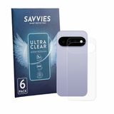 Savvies Screenprotector voor Google Pixel 11 (Achterkant) - Folie Beschermfolie transparant 6 Stuks