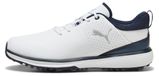 Puma Chaussures de golf Fusion Grip ST, blanc/bleu marine