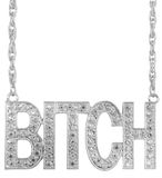 Finidi Ketting Bitch Zilver