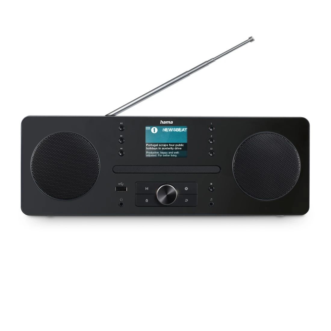 Hama DR1560CBT - Digitale radio - DAB+/FM/Bluetooth - Zwart