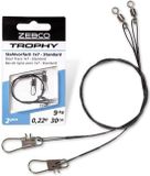 Zebco Trophy Steel Trace 1x7 Standard (2 pièces) - 50cm - 15kg