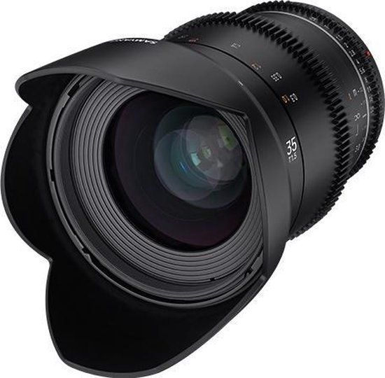 Samyang VDSLR 35mm T1.5 MK2 - Micro Four Thirds (MFT) - Zwart