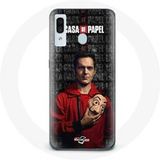 Maniacase Etui voor Samsung Galaxy A20e La Casa De Papel Berlijn Masker