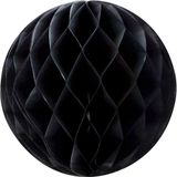 Merkloos / Sans marque Fest-Dekor Gmbh Papieren kerstballen - zwart - 10 cm