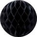 Merkloos / Sans marque Fest-Dekor Gmbh Papieren kerstballen - zwart - 10 cm