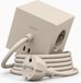 Avolt Square 1 | Prise de courant design avec USB-C et câble de 3 mètres - Sable nomade