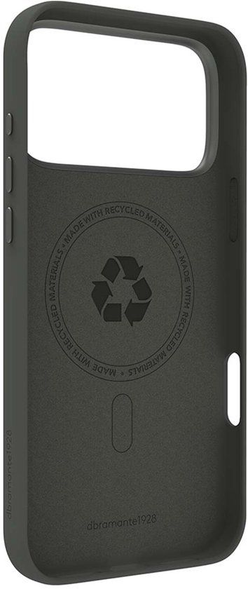 dbramante1928, Hoesje geschikt voor iPhone 17 Pro Max - Roskilde Icon MagSafe Ultra Duurzaam & Elegant, Zwart