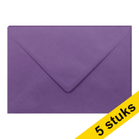 Clairefontaine Clairefontaine gekleurde enveloppen lila C5 120 grams (5 stuks)