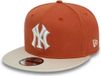 New Era New York Yankees MLB Patch Marron 9FIFTY Snapback Casquette M/L