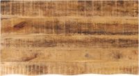 vidaXL Tafelblad met natuurlijke rand 110x60x2,5 cm massief mangohout