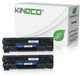 Merkloos HP Compatibele Toners voor HP Laserjet Pro P1100 P1102w (2 Stuks)