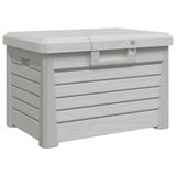 VidaXL Kussenbox 73x50,5x46,5 cm Polypropeen Grijs