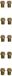 KS Tools 430.1014 Olieaftapplug, buitenzeskant, 17mm, M12x1,5x13mm, 10 per pak