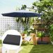 Icecat Parasolvoet, Waterdicht, Vulbaar Met Zand, Kunststof, 89 cm (l) x 89 cm (b) x 10,5 cm (h), Zwart