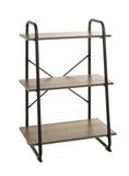 HAKU Plank eiken, zwart, Metaal, spaanplaat - Maat: B 60 cm x H 93 cm x D 36 cm, Stijl: Modern