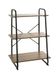 HAKU Plank eiken, zwart, Metaal, spaanplaat - Maat: B 60 cm x H 93 cm x D 36 cm, Stijl: Modern