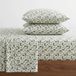 Eddie Bauer - Dubbele lakens, katoenen flanellen beddengoedset, geborsteld voor extra zachtheid, gezellige huisdecoratie, Oeko-Tex gecertificeerd (hertenkamp groen, twin)