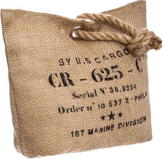 Atmosphera Deurstopper Lofty - 1 kilo - jute beige - 26 x 19 cm