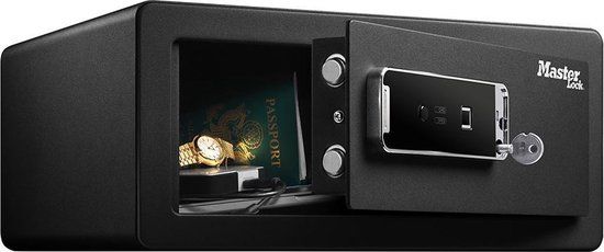 Masterlock LX110BEURHRO Laptop Kluis - Zwart - Biometrisch