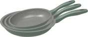 Michelino Alythia koekenpan-set - ø20 cm, ø24 cm, ø28 cm, geschikt voor inductiekookplaten